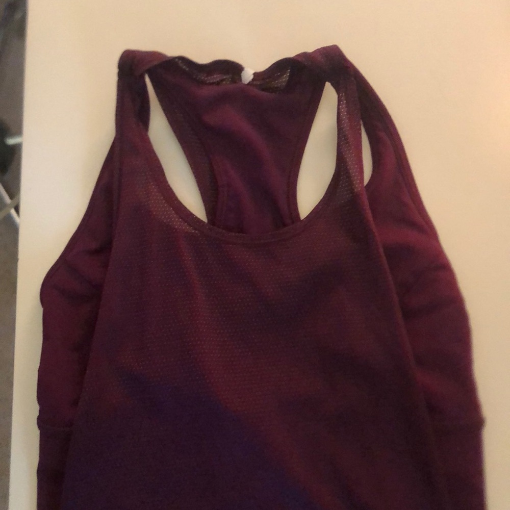 Lululemon Jersey tank with sports bra